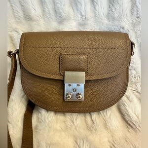 Brown Leather Crossbody Bag